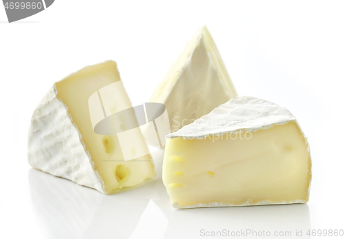 Image of brie cheese pieces