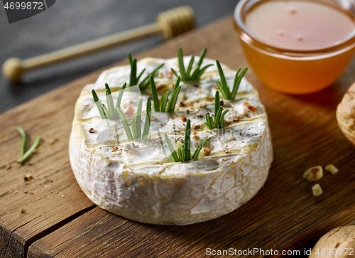 Image of fresh brie cheese