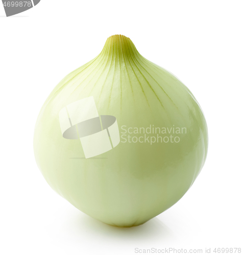 Image of fresh raw peeled onion