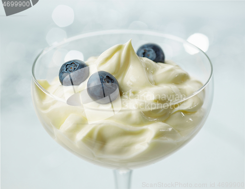 Image of whipped mascarpone cream cheese dessert