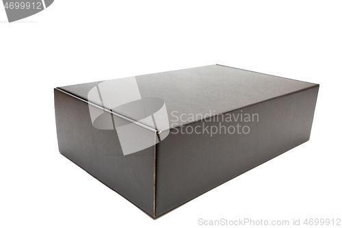 Image of Unopened Black Cardboard Box