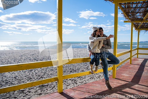 Image of Gorgeous couple taking Selfie picture