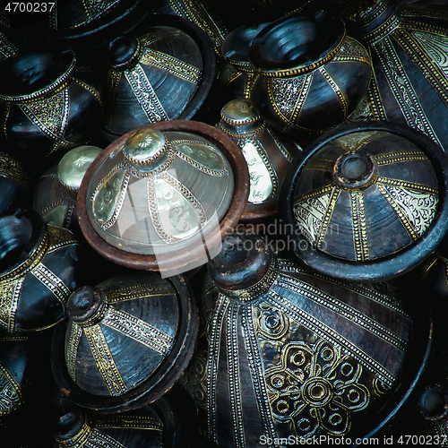 Image of Handcrafts shot at the market in Marocco