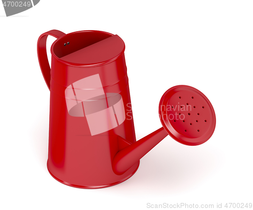 Image of Red watering can