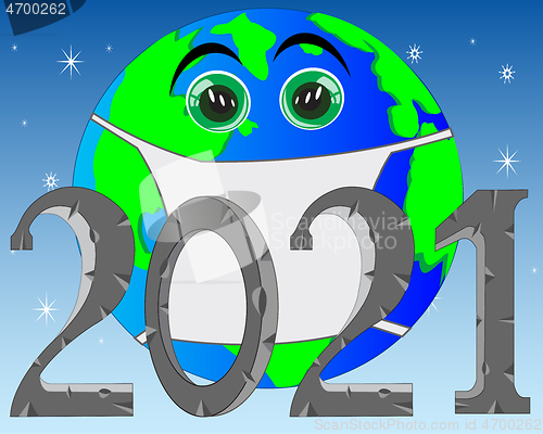 Image of New year background approaching holiday new Year