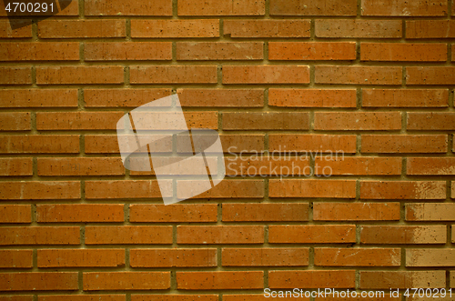 Image of Red brick wall full frame background texture