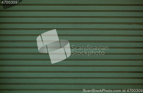 Image of Green wooden wall cladding background texture