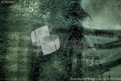 Image of Grungy dark cement wall background texture