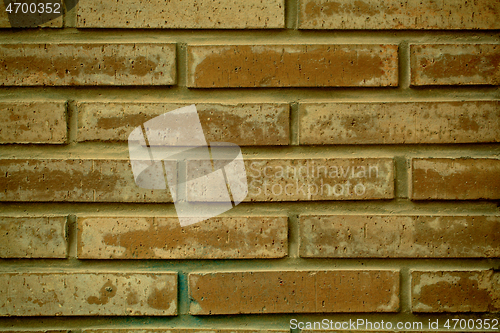 Image of Clay brick wall background texture