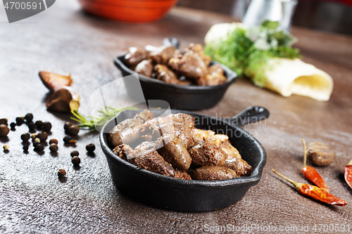 Image of fried chicken hearts