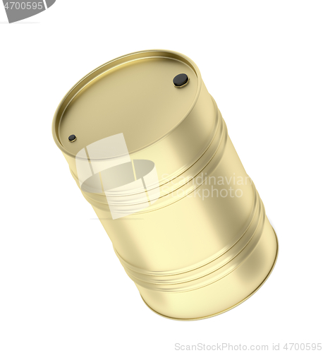 Image of Fuel drum in gold color 