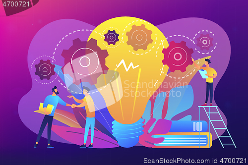 Image of Business idea concept vector illustration.