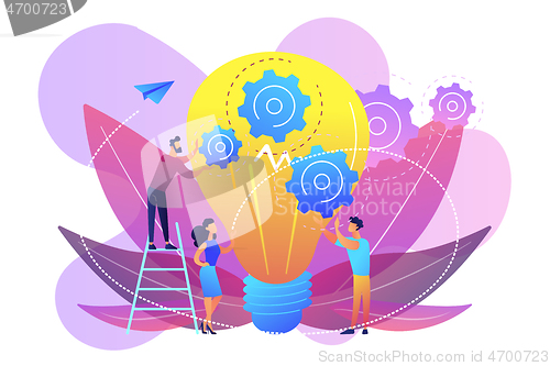 Image of Teamwork concept vector illustration.