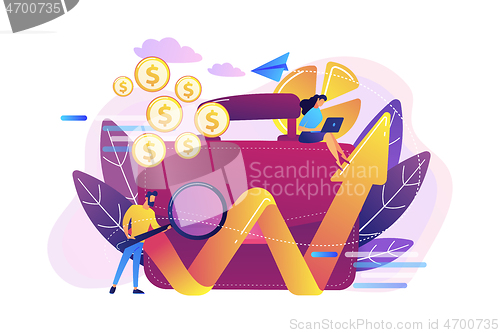 Image of Investment concept vector illustration.