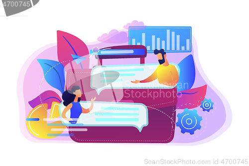 Image of Consulting concept vector illustration.