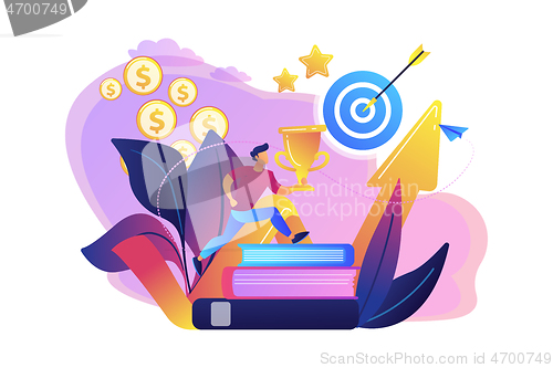 Image of Motivation concept vector illustration.