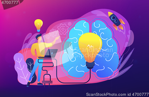 Image of Brainstorm concept vector illustration.