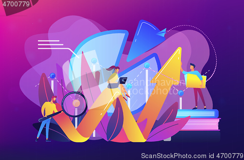 Image of Business analysis it concept vector illustration