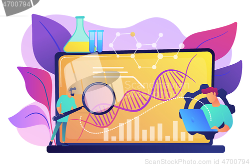Image of Biotechnology concept vector illustration.