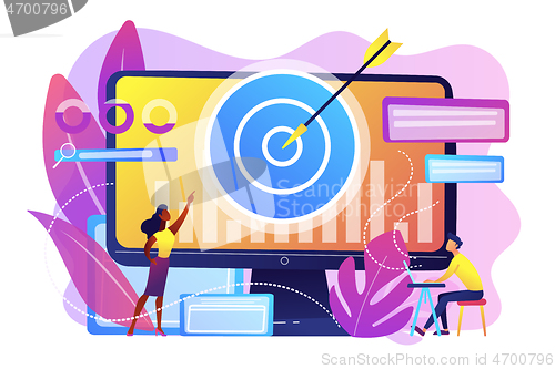 Image of Remarketing strategy concept vector illustration.