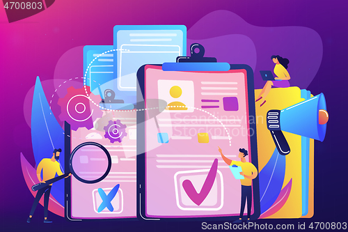 Image of Hiring employee concept vector illustration.