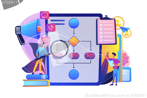 Image of Business rule concept vector illustration.