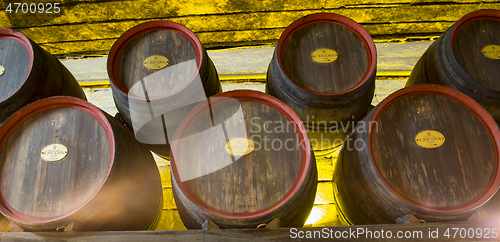 Image of Wine Wooden barrels