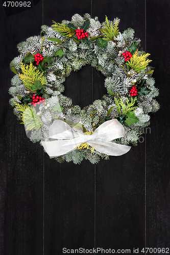 Image of Traditional Natural Christmas Wreath