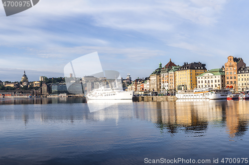 Image of Stockholm daylight skyline panorama