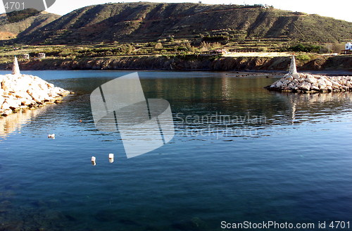 Image of Pomos sea port. Cyprus