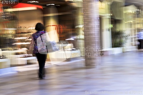 Image of Shopping in a mall