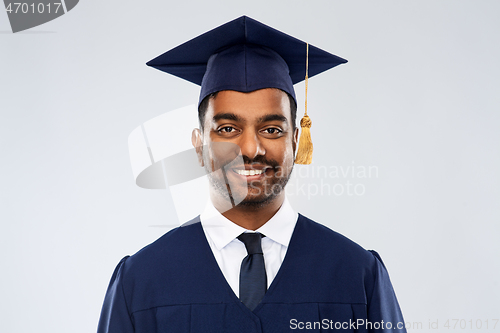 Image of indian graduate student in mortar board