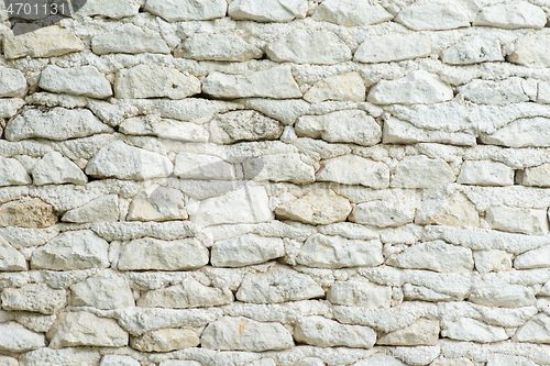 Image of white stone wall backgrond