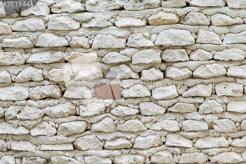 Image of white stone wall backgrond