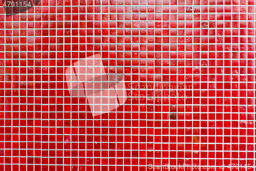 Image of red tiles background