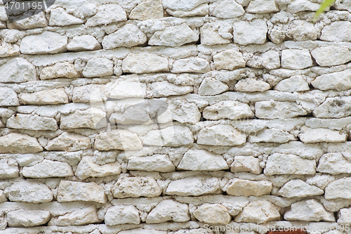 Image of white stone wall backgrond