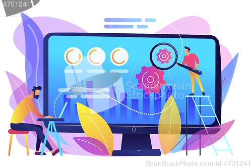 Image of Conversion rate optimization concept vector illustration.