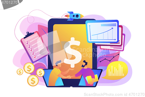 Image of Demand planning concept vector illustration.