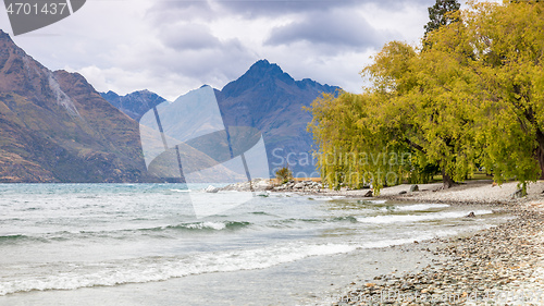 Image of scenery at Lake Te Anau, New Zealand