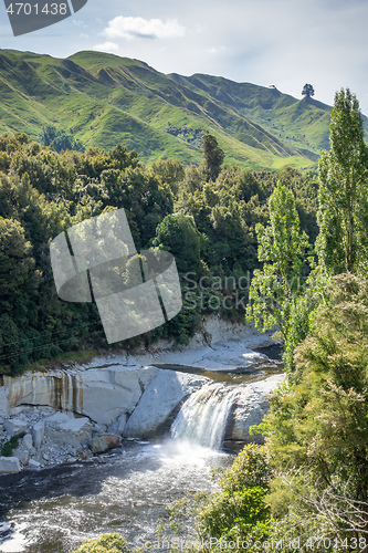 Image of small waterfall in northern New Zealand
