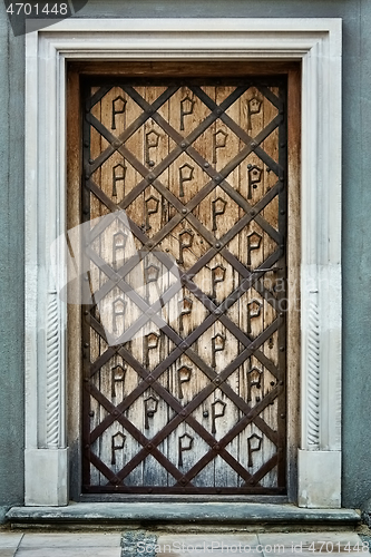 Image of Door of old building