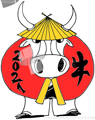 Image of Chinese zodiac ox