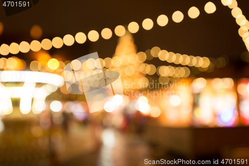 Image of christmas market at tallinn old town hall square