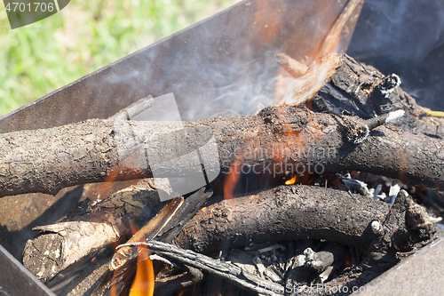 Image of Firewood , close up