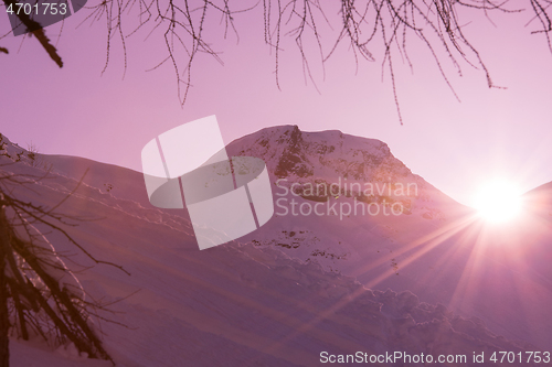 Image of winter sunrise