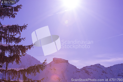 Image of winter sunrise