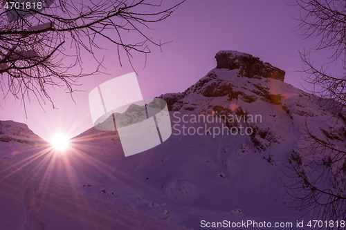 Image of winter sunrise