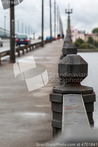 Image of Stone bridge in Riga town.