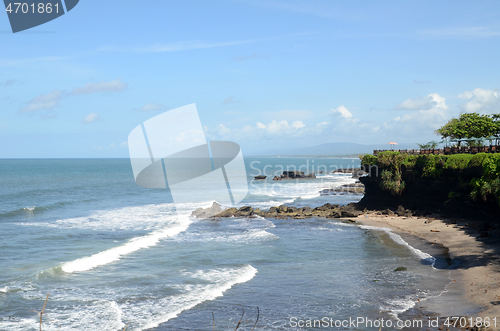 Image of Cliff at Tanah Lot Temple in Bali