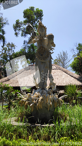 Image of Traditional Bali god sculpture